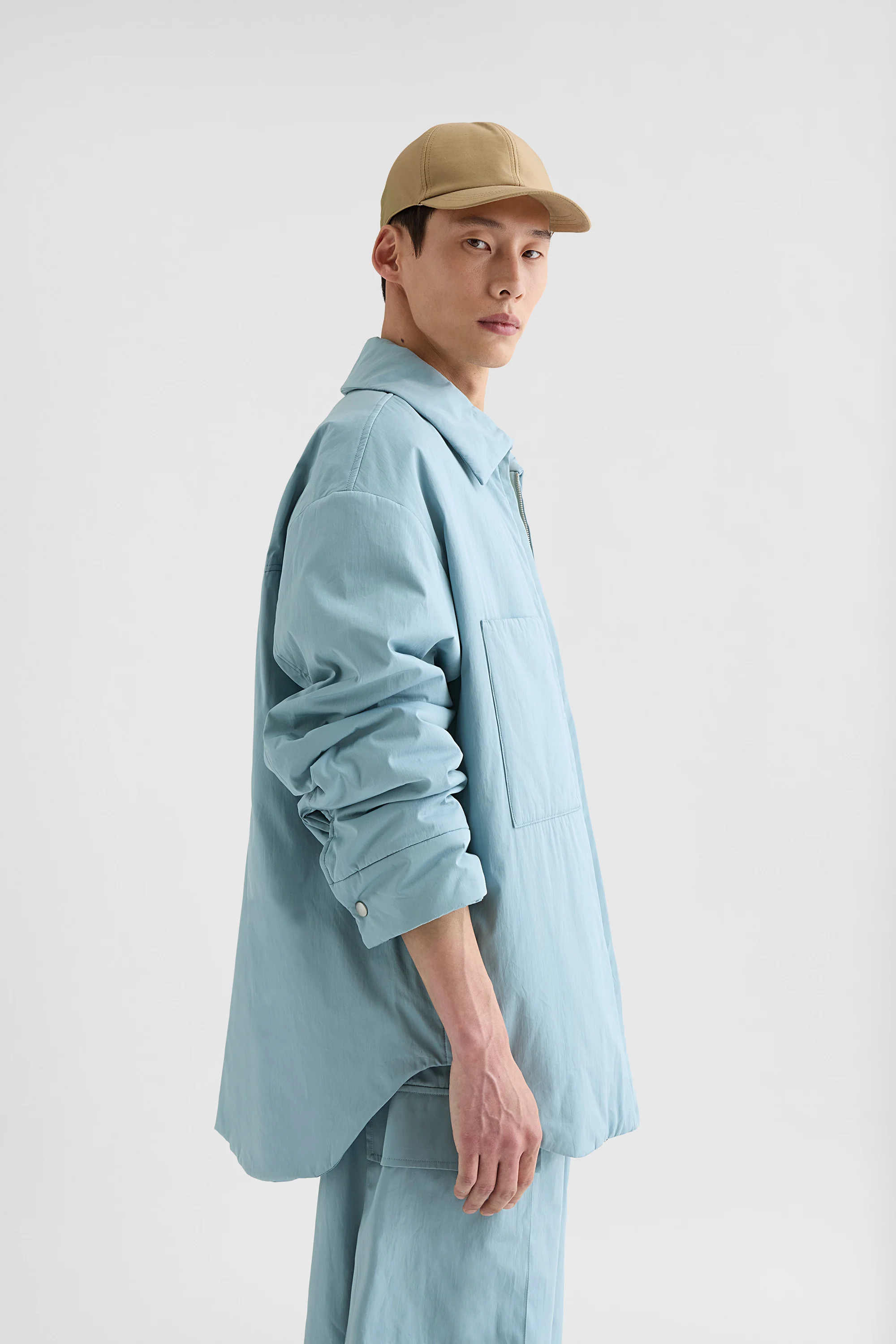 chemise bleu