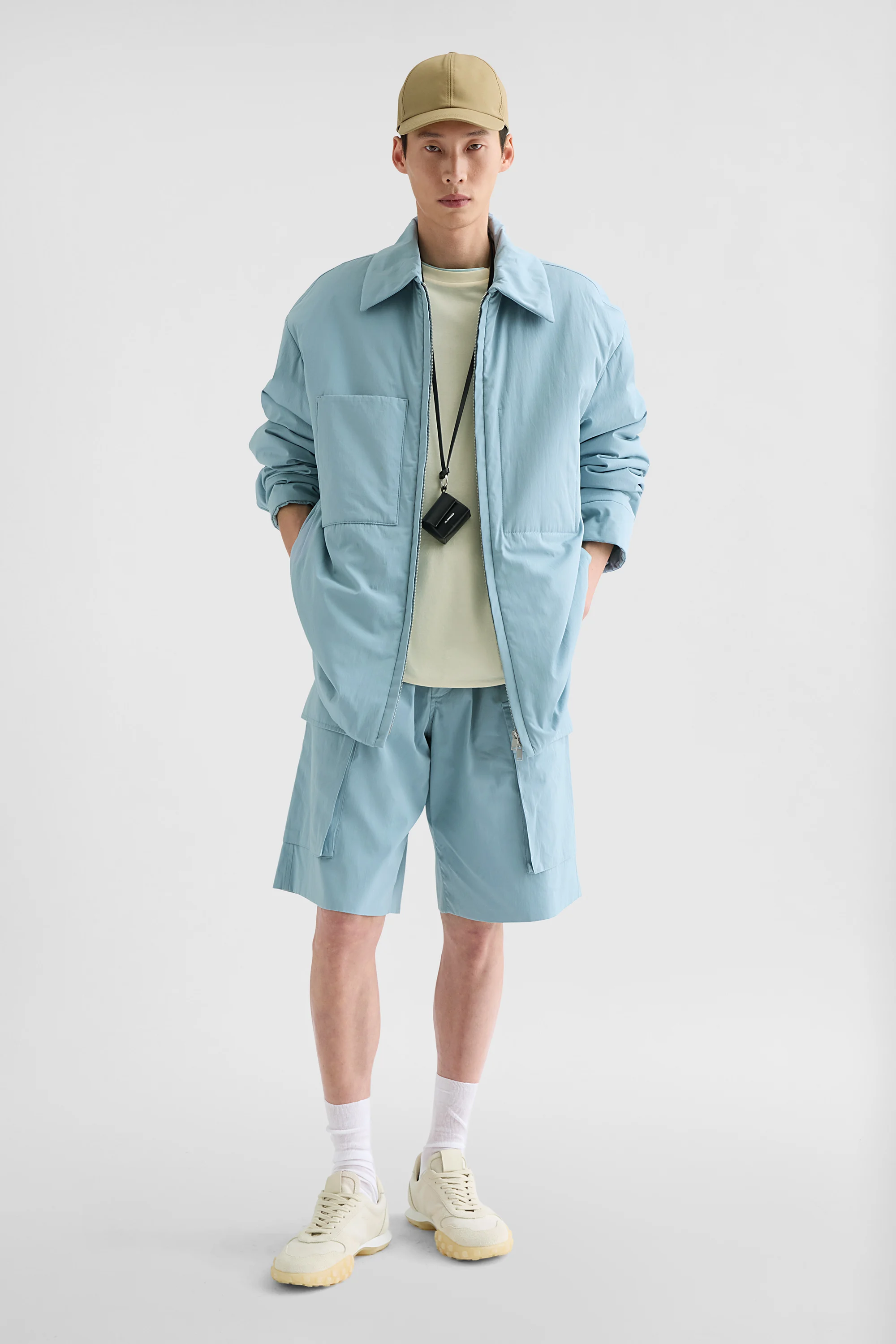 chemise bleu